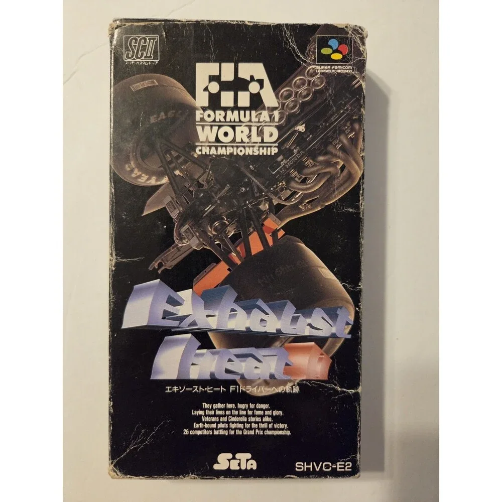 Superfamicon Formula One 1 Racing Japanese Snes CIB Manual Box 1993
